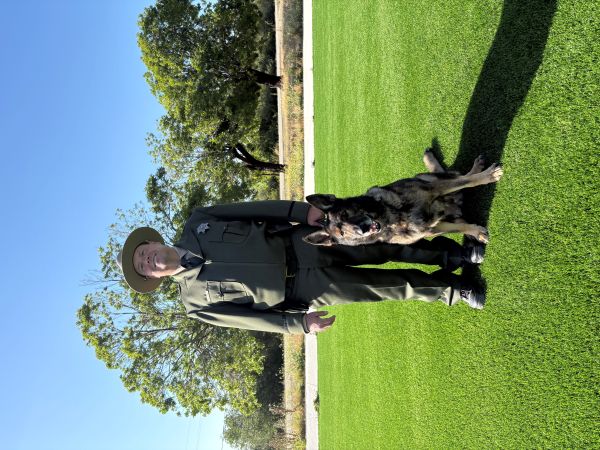 K-9 Yukon and Handler Mark James